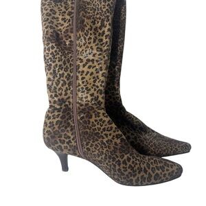 Leopard Print Women's Boots